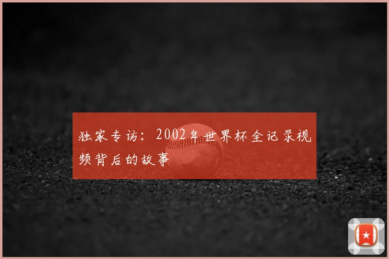 独家专访:2002年世界杯全记录视频背后的故事