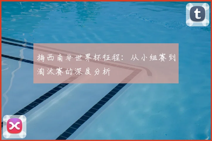 梅西南非世界杯征程：从小组赛到淘汰赛的深度分析