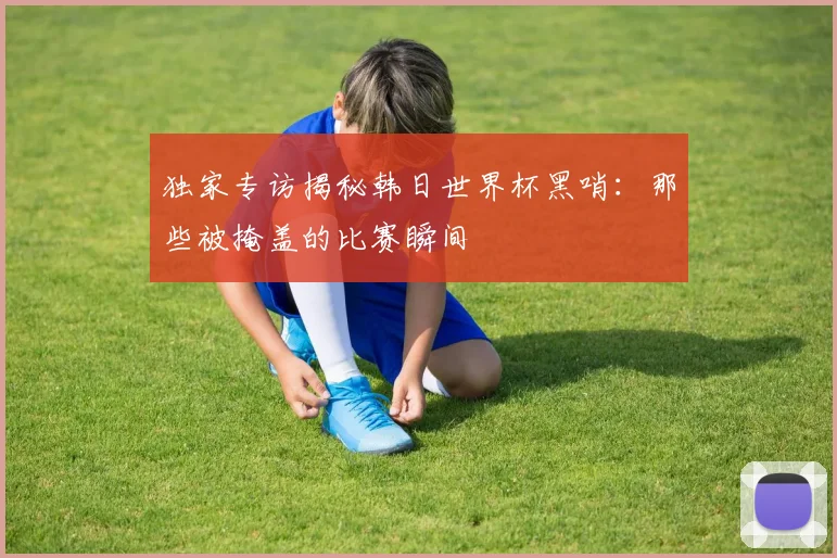 独家专访揭秘韩日世界杯黑哨：那些被掩盖的比赛瞬间